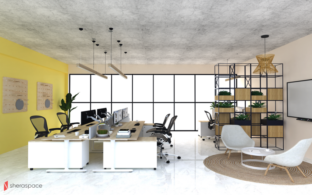 5 office layout designs for a productive workplace